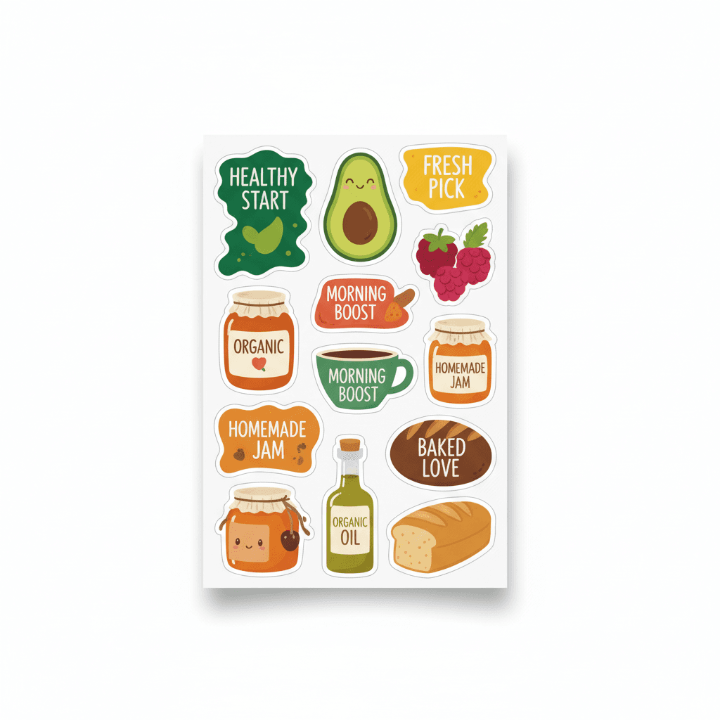 Maisto produktų etiketės — Etiketės