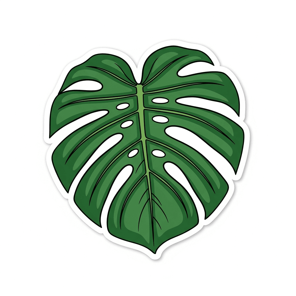 Monstera Leaf — Natur