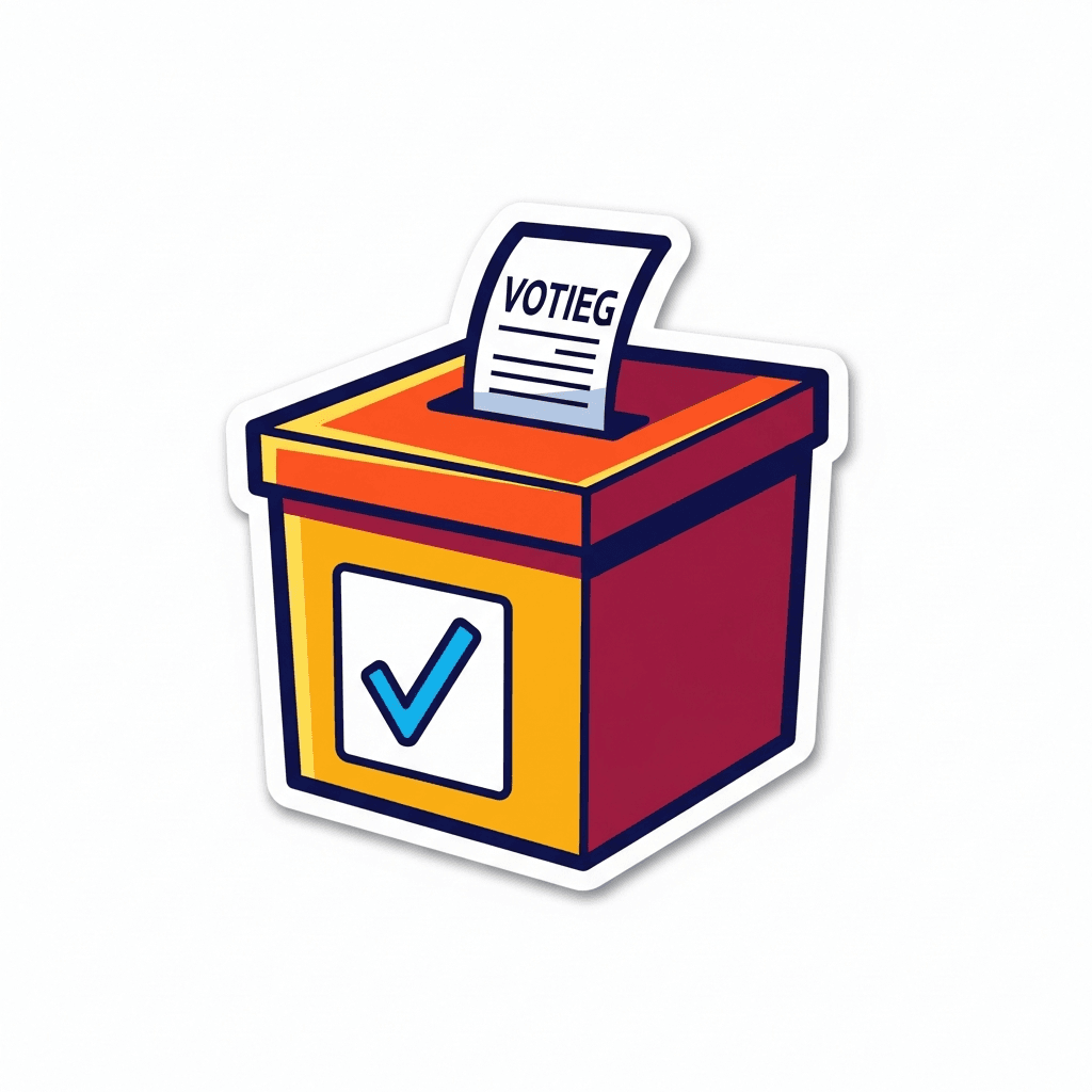 Demokratie Sticker — Politik