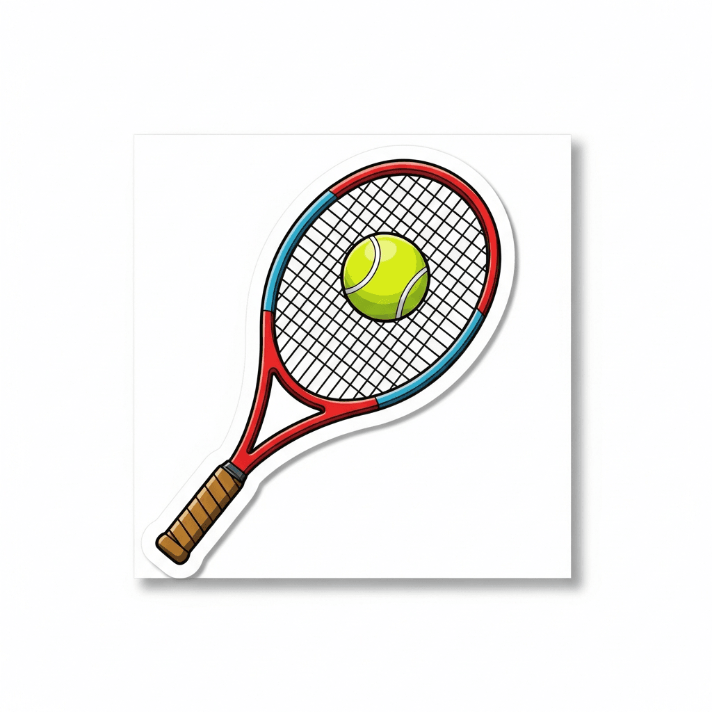 Tennis Sticker — Sport