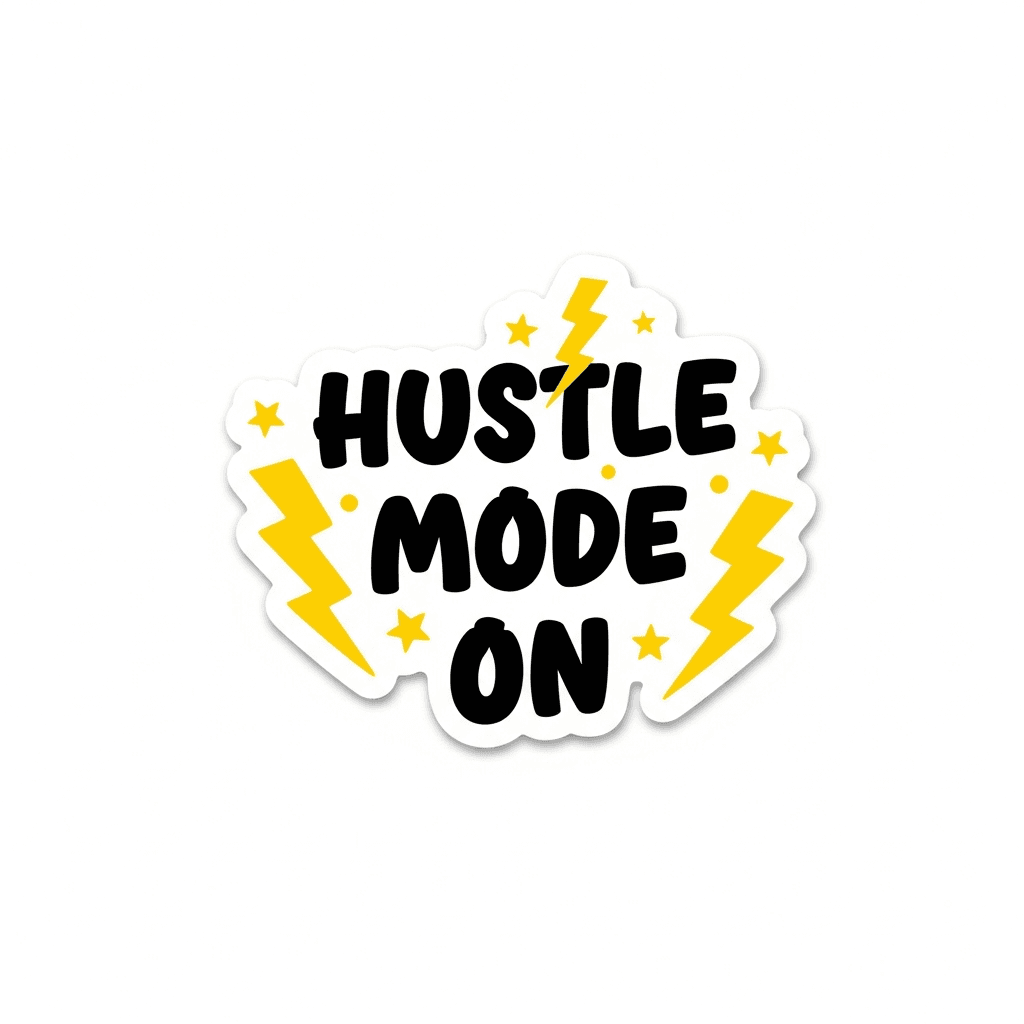Hustle Mode On — Sprüche