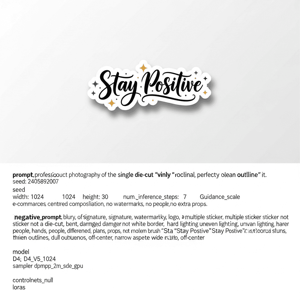 Stay Positive — Sprüche