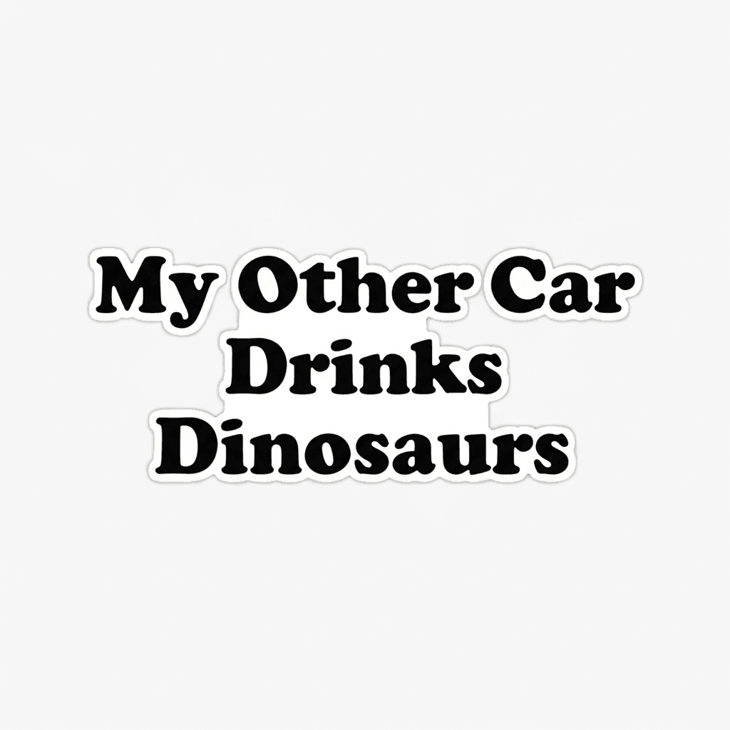 My Other Car Drinks Dinosaurs — Tesla