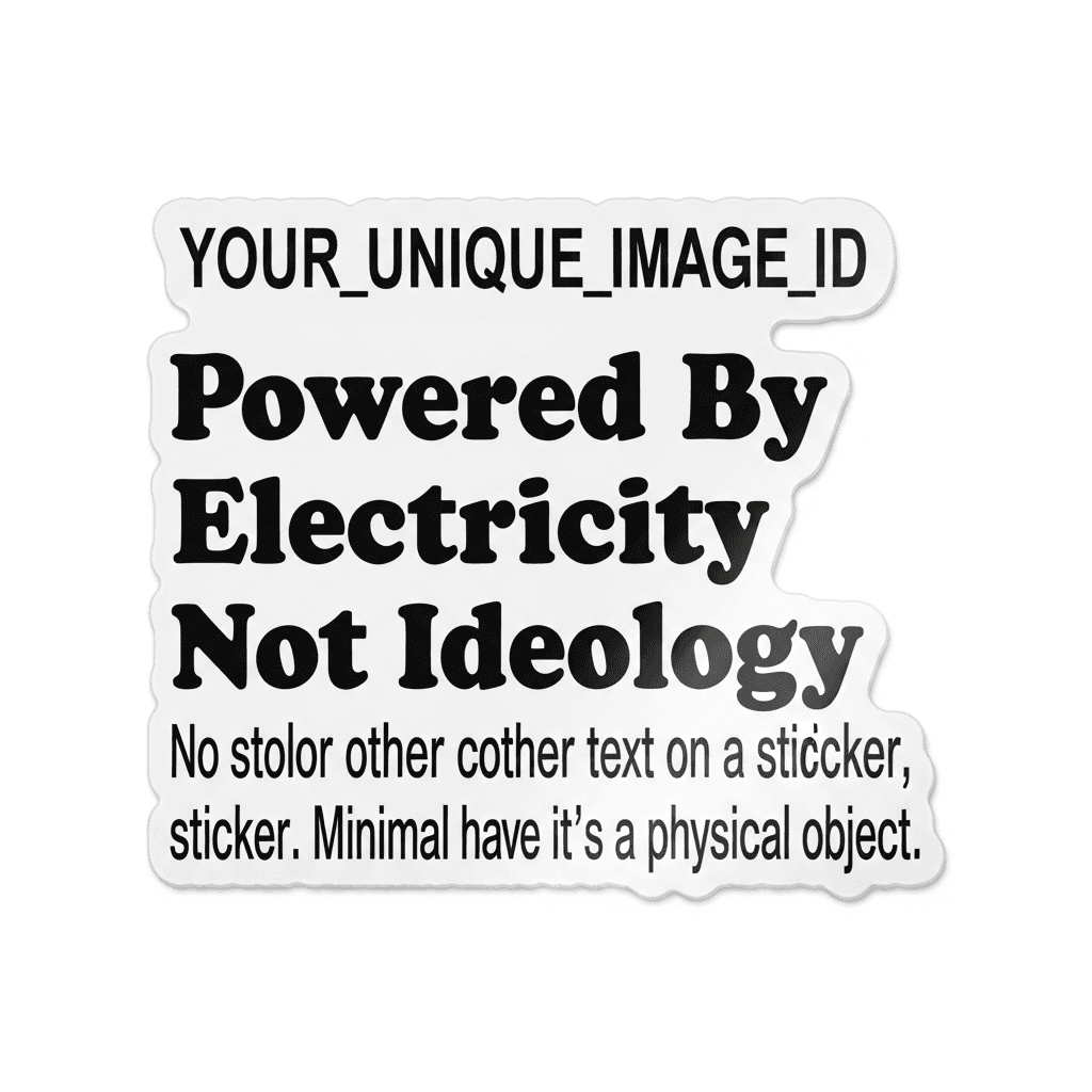Powered By Electricity Not Ideology — Tesla