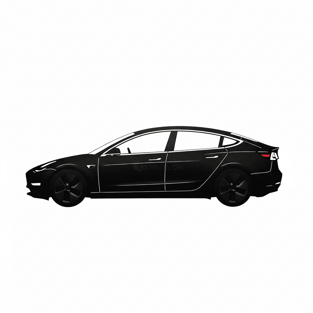 Tesla Model 3 Sticker — Tesla