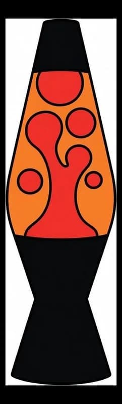 Lava-Lampe-90er — Aufkleber