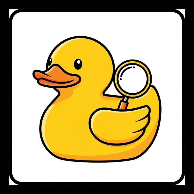Rubber-Duck-Debug — Aufkleber